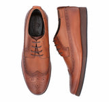 Barefoot Brown Oxford Lace Up For Men 1004