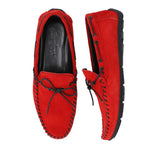Barefoot Red Loafers Slip On For Men 1010-RD