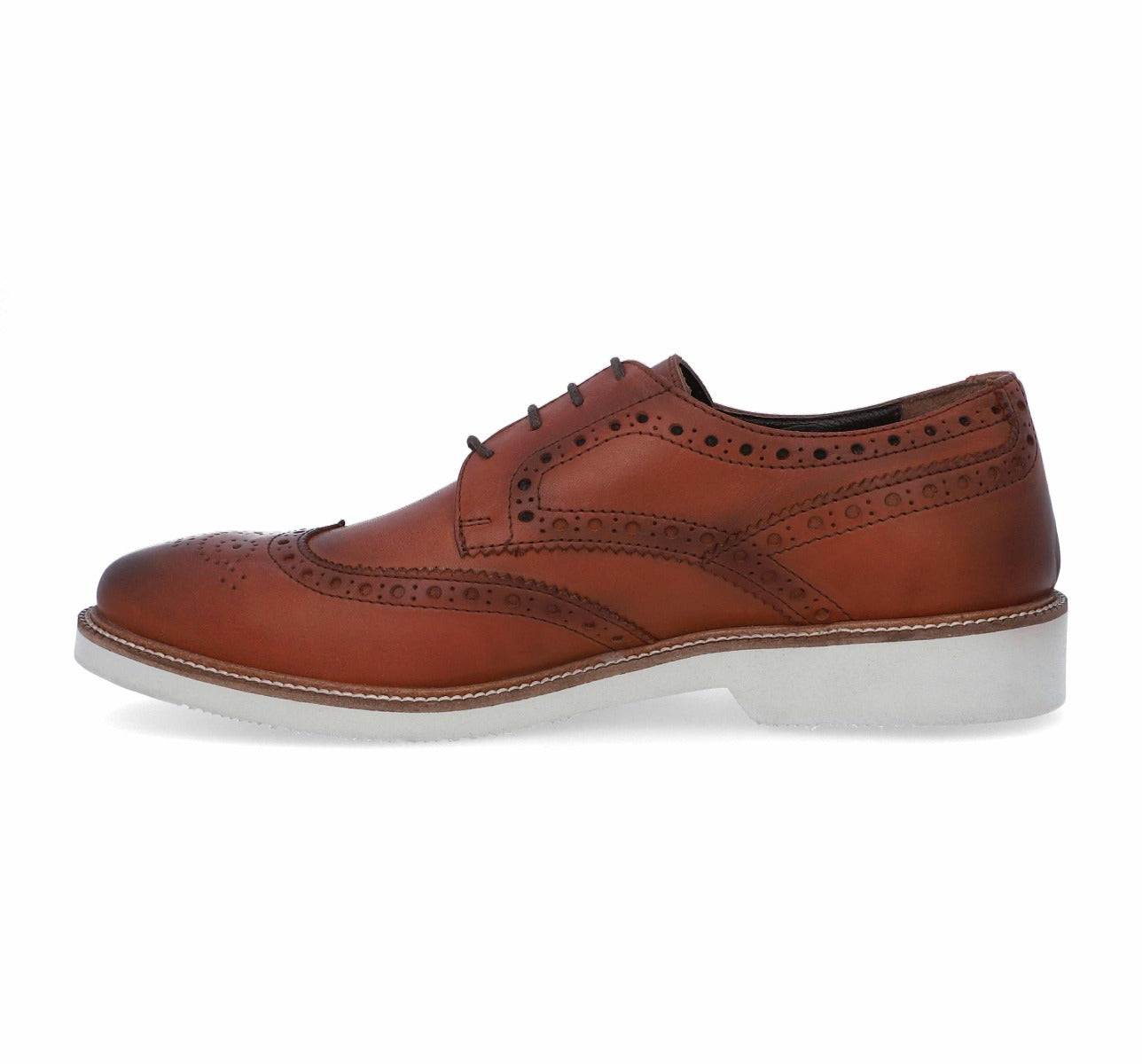 Barefoot Brown Formal Perforation with White Sole For Men 10788