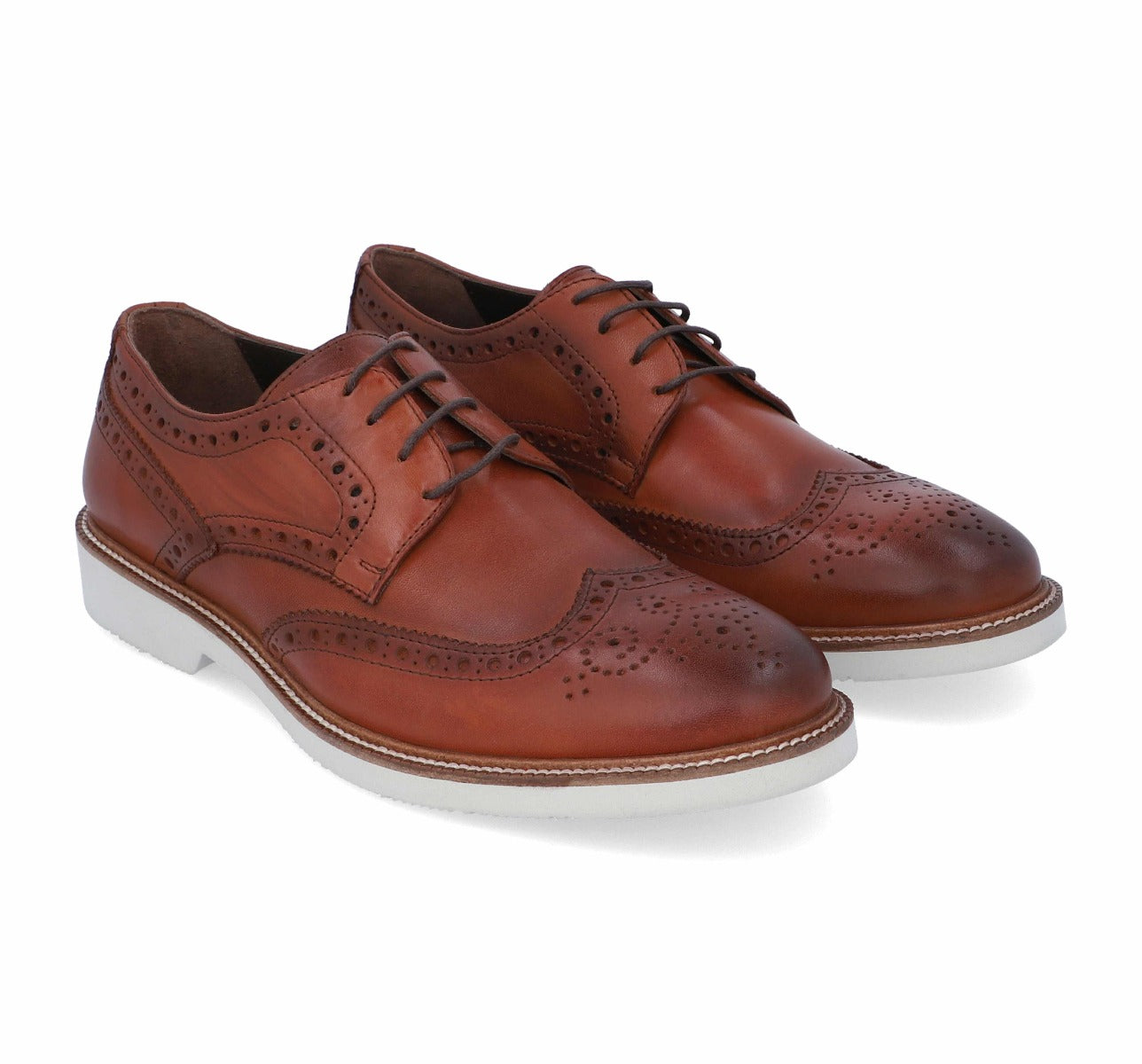 Barefoot Brown Formal Perforation with White Sole For Men 10788