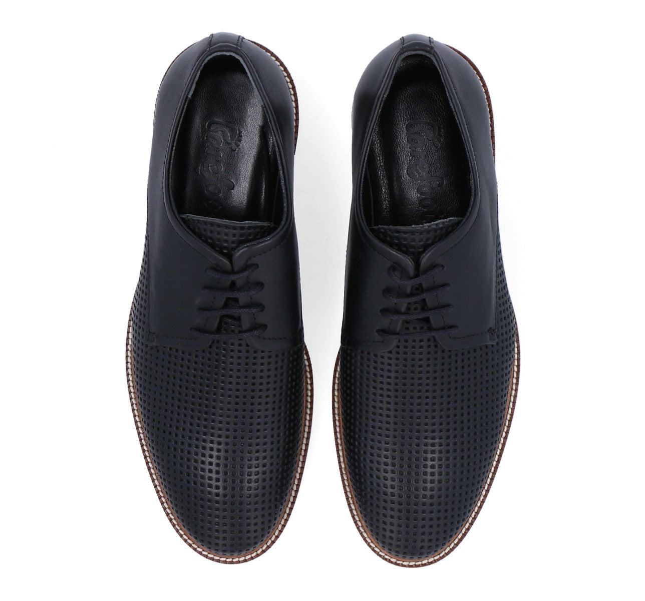 Barefoot Black Lace Up with White Sole For Men 229