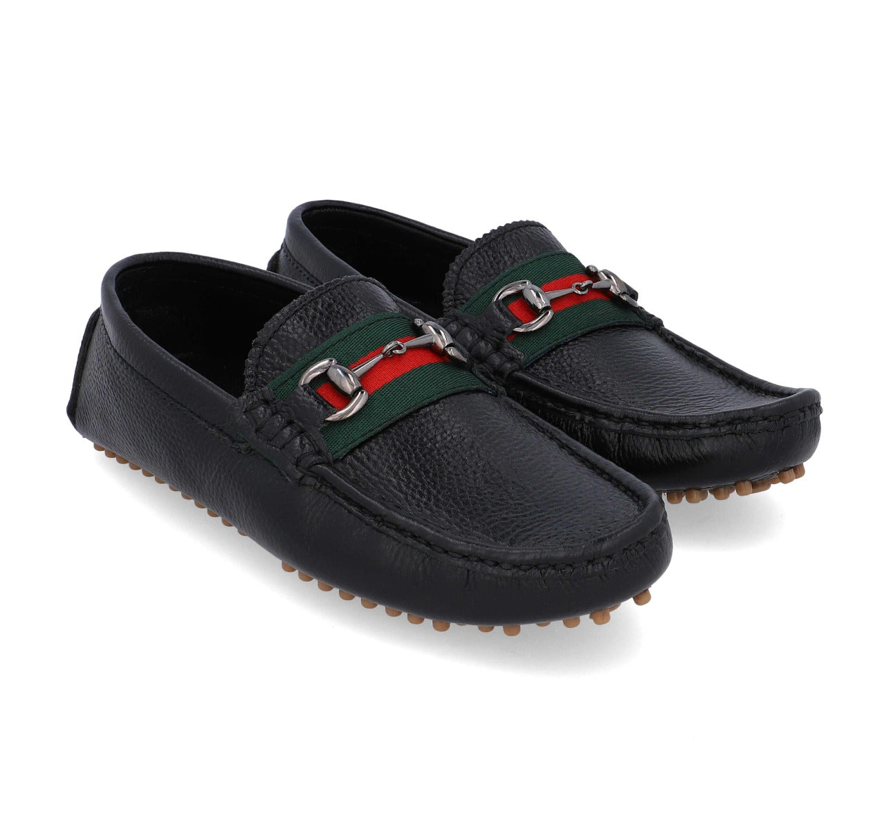 Barefoot Black Loafers Slip On For Men 3660