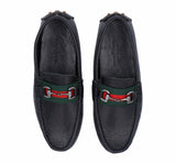 Barefoot Black Loafers Slip On For Men 3660