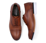 Barefoot Brown Lace Up with White Sole For Men 3821