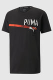 Performance Graphic Branded Tee Puma Black