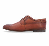 Barefoot Brown Formal Derby's with Black Sole For Men 6208