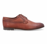 Barefoot Brown Formal Derby's with Black Sole For Men 6208
