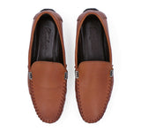 Barefoot Brown Loafer's Slip-On with Black Sole For Men 6666