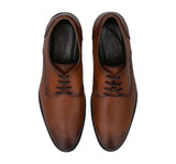 Barefoot Brown Formal Lace Up with Black Sole For Men 7891