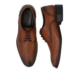 Barefoot Brown Formal Lace Up with Black Sole For Men 7891