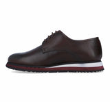 Barefoot Brown Lace Up with White/Brown Sole For Men 923