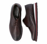Barefoot Brown Lace Up with White/Brown Sole For Men 923